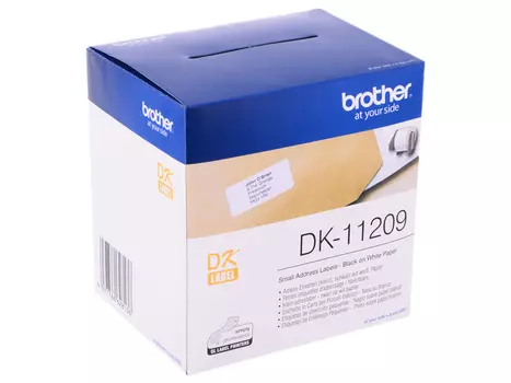 Наклейки Brother DK11209 адресные малые 29х62мм (800шт)