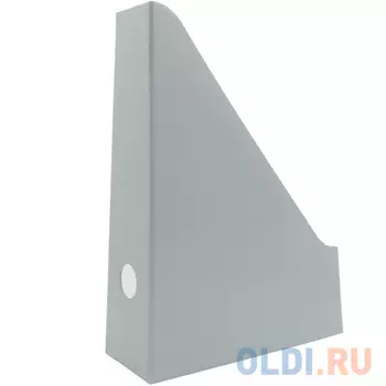 Накопитель архивный, вертикальный, лакированный микрогофрокартон, 470 г/кв.м,227х75х305 мм, серый SCT704/GR