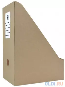 Накопитель архивный, вертикальный, микрогофрокартон, 325 г/кв.м, 227х150х305 мм, бурый