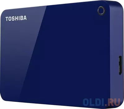 Накопитель на жестком магнитном диске Toshiba Внешний жесткий диск TOSHIBA HDTC940EL3CA Canvio Advance 4ТБ 2.5" USB 3.0 синий