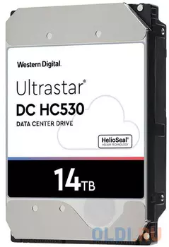 Накопитель на жестком магнитном диске WD Жесткий диск Western Digital Ultrastar DC HC530 WUH721414AL5204 (0F31052) 14ТБ 3.5" 7200RPM 256MB SAS 51