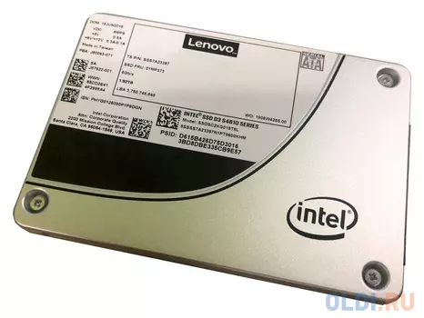 Накопитель SSD Lenovo 1x480Gb SATA 4XB7A13634 Hot Swapp 2.5"