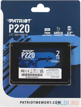 SSD накопитель Patriot P220 2 Tb SATA-III