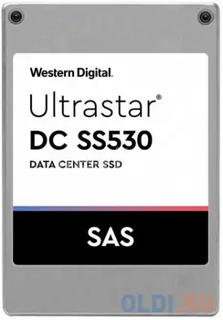 Накопитель SSD WD SAS 800Gb 0B40345 WUSTM3280ASS204 Ultrastar DC SS530 2.5"