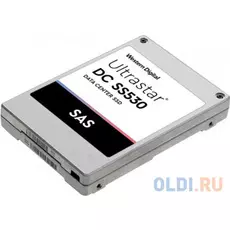 Накопитель твердотельный WD Твердотельный накопитель SSD Western Digital Ultrastar DC SS530WUSTR6440ASS204 (0B40357) 400ГБ 2.5" 15мм SAS 12Гб/с (TLC) 3DWPD