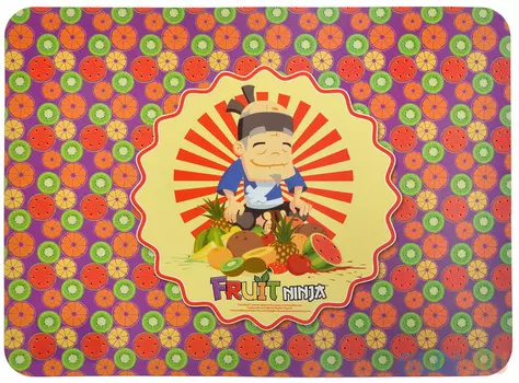 Настольное пластиковое покрытие для лепки ACTION! FRUIT NINJA, А3