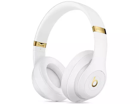 Наушники Apple Beats Studio3 Wireless MQ572EE/A Беспроводные / Накладные / Белый / Одностороннее / Mini-jack / 3.5 мм / Bluetooth