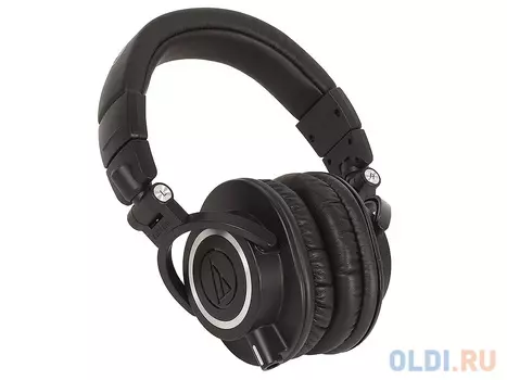 Наушники Audio-Technica ATH-M50X Black Проводные / Накладные / Черный / 15 Гц - 28 кГц / 99 дБ / Одностороннее / Mini-jack / 3.5 мм