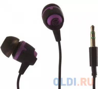 Наушники Continent HCW-1001 черный фиолетовый LX N13