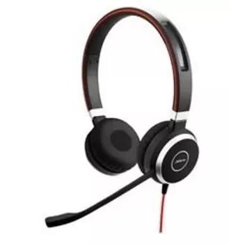 Наушники (гарнитура) JABRA EVOLVE 40 MS Stereo Black Проводные / Накладные с микрофоном / Одностороннее / USB / miniJack 3.5 мм