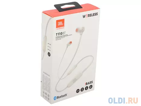 Наушники JBL T110BTWHT белый
