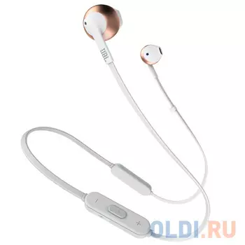 Наушники (гарнитура) JBL T205BT Pink/Gold