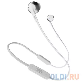 Наушники (гарнитура) JBL T205BT Silver