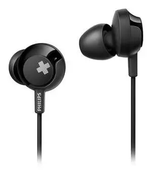 Наушники (гарнитура) Philips SHE4305BK/00 Black Проводные / Внутриканальные с микрофоном / Черный / 9 Гц - 23 кГц / 107 дБ / Mini-jack / 3.5 мм