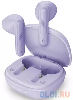 Наушники Genius HS-M905BT, Light Purple. Bluetooth 5.3, возможность отключения, зарядка Type-C, кабель в комплекте. Цвет: сиреневый