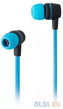 Наушники HARPER HV-107 / Проводные / Внутриканальные с микрофоном / Синие / 20 Гц - 20 кГц / Двухстороннее / Mini-jack / 3.5 мм