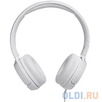 Наушники JBL JBLT500WHT белый Проводные / Накладные с микрофоном / Белый / 20 Гц - 20 кГц / 100 дБ / MiniJack 3.5