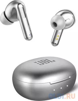 Наушники JBL, модель T280 TWS NC2 серебро