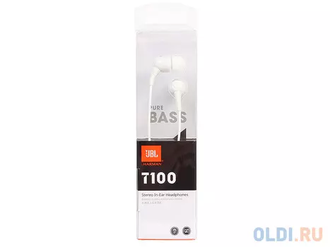 Наушники JBL T100 White