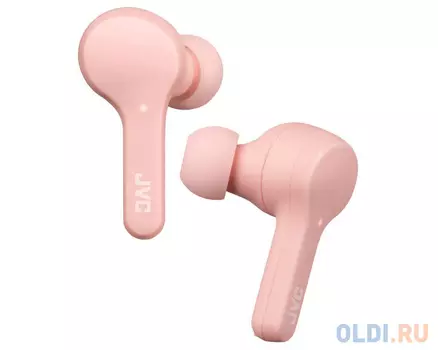 Наушники JVC полностью беспроводные (TWS), модель HA-A7T-PN-U. Цвет: розовый