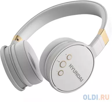 Наушники накладные Hyundai H-HP300GY серый беспроводные bluetooth