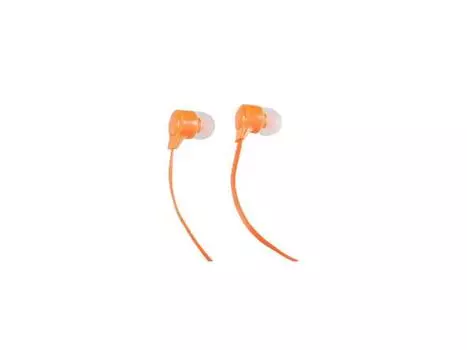 Наушники Perfeo BASE PF-BAS-ORG Проводные / Внутриканальные / Оранжевый / 20 Гц - 20 кГц / 100 дБ / Двухстороннее / Mini-jack / 3.5 мм