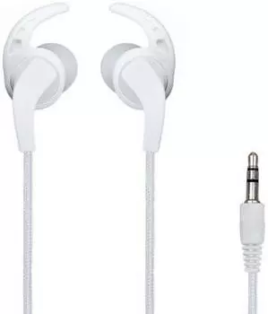 Наушники Perfeo BULLS White Проводные / Внутриканальные без микрофона / 20 - 20000 Гц / miniJack 3.5 мм