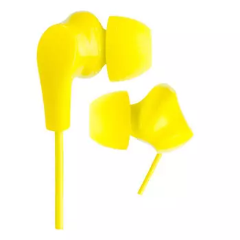 Наушники Perfeo NOVA Yellow Проводные / Внутриканальные без микрофона / 20 - 20000 Гц / 103 дБ / miniJack 3.5 мм