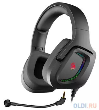 Наушники с микрофоном A4Tech Bloody G573 черный 2м мониторные USB оголовье (G573)