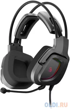 Наушники с микрофоном A4Tech Bloody G575 Pro серый 2м мониторные USB оголовье (G575 PRO)