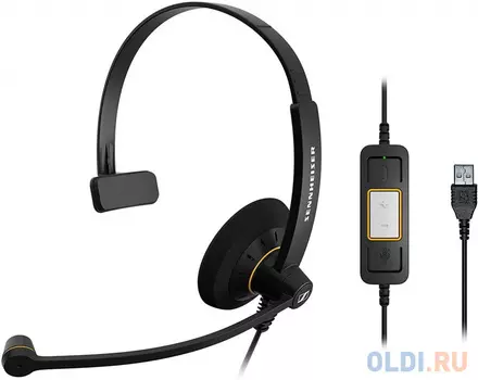 Наушники Sennheiser SC 30 USB ML черный