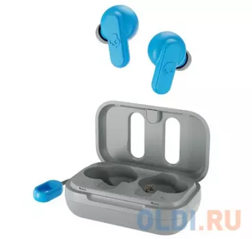 Наушники Skullcandy Наушники TWS беспроводные внутриканальные DIME TRUE WIRELESS IN-EAR, сине-серые