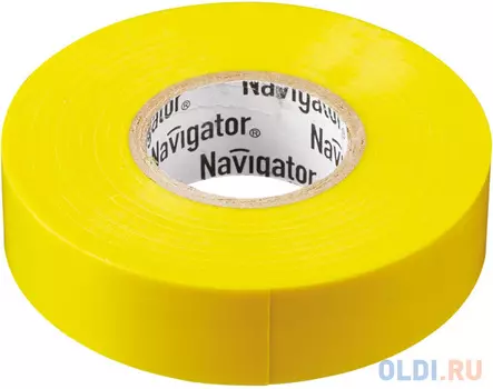 Navigator 71105 Изолента NIT-B15-20/Y жёлтая