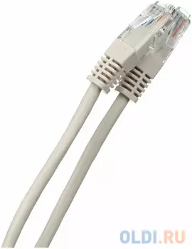 NEOMAX (NM13011-0025) Шнур коммут. UTP 0.25 м, cat.5е, 24AWG, серый, LSZH, многожильный