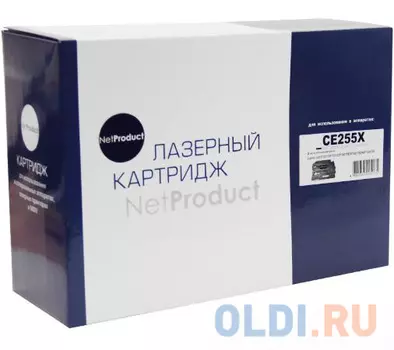 NetProduct CE255X Картридж для P3015/P3015d/P3015dn/P3015x (12500 стр.) с чипом