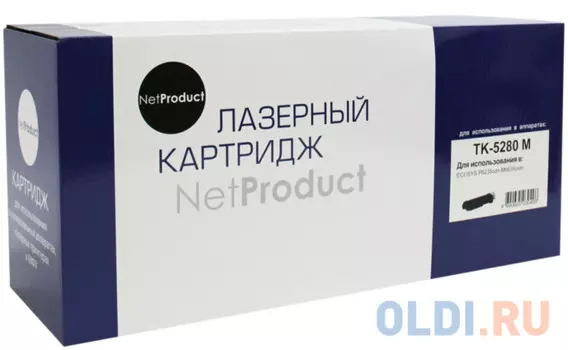 NetProduct TK-5280M Тонер-картридж для Kyocera P6235cdn/M6235cidn/M6635cidn, 13000 стр. пурпурный