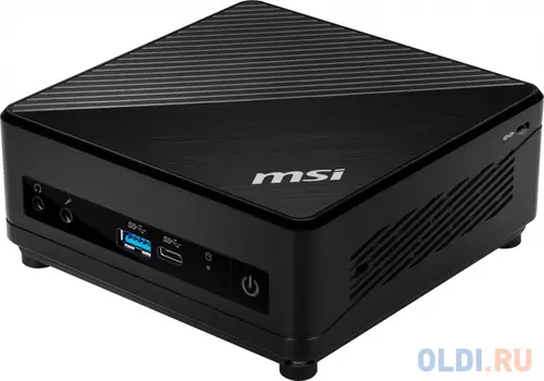 Неттоп MSI Cubi 5 10M-815RU i5 10210U (1.6) 8Gb SSD512Gb UHDG Windows 11 Professional GbitEth WiFi BT 65W черный