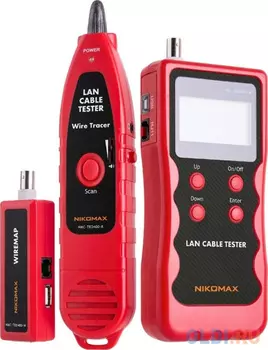 NIKOMAX Кабельный тестер с LCD дисплеем, NMC-TED400TR