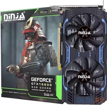 Ninja GTX1660SUPER PCIE (1408SP) NK166SF66F 6GB 192BIT GDDR6 (DVI/HDMI/DP)