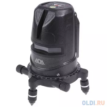 Нивелир лазерный ADA 2D Basic Level линейный крест/линия ±3 мм/10 м дальность 20(40)м + КЕЙС + ОЧКИ А00239