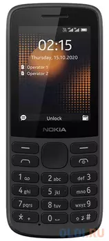 Nokia 215 4G DS Black [16QENB01A01]