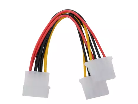 Кабель питания Molex(4pin) -2хMolex(2x4pin) Gembird CC-PSU-1