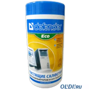 Чистящ.салфетки д.комп/оргтехники Defender Eco CLN 30300 Туба 100 шт
