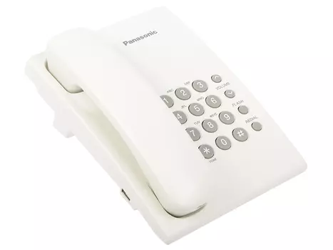 Телефон Panasonic KX-TS2350RUW Flash, Recall, Wall mt.