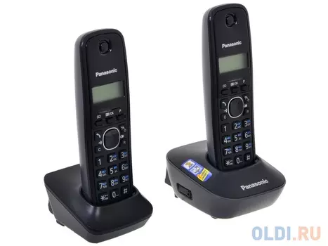 Телефон DECT Panasonic KX-TG1612RUH АОН, Caller ID 50, 12 мелодий, + дополнительная трубка