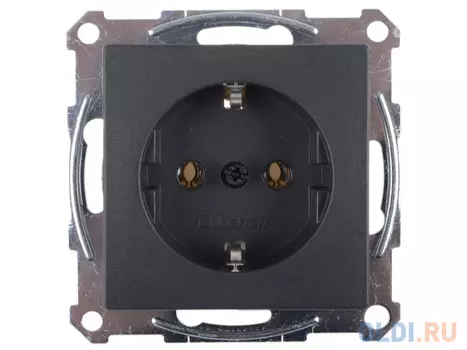 Розетка Schneider Electric электрическая антрацит MTN2301-0414