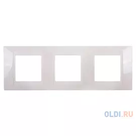 Рамка 3 пост бежевый Schneider Electric MGU6.006.25