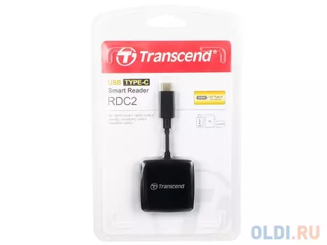 Картридер внешний Transcend TS-RDC2K USB Type-C