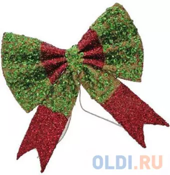 Украшение Winter Wings Бант, блестящая крошка 10 см 1 шт в ассортименте N069190