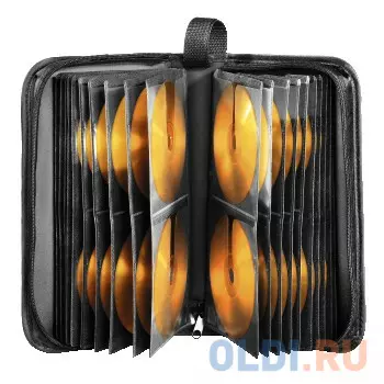 Портмоне для CD Nylon 80, black, Hama H-33832